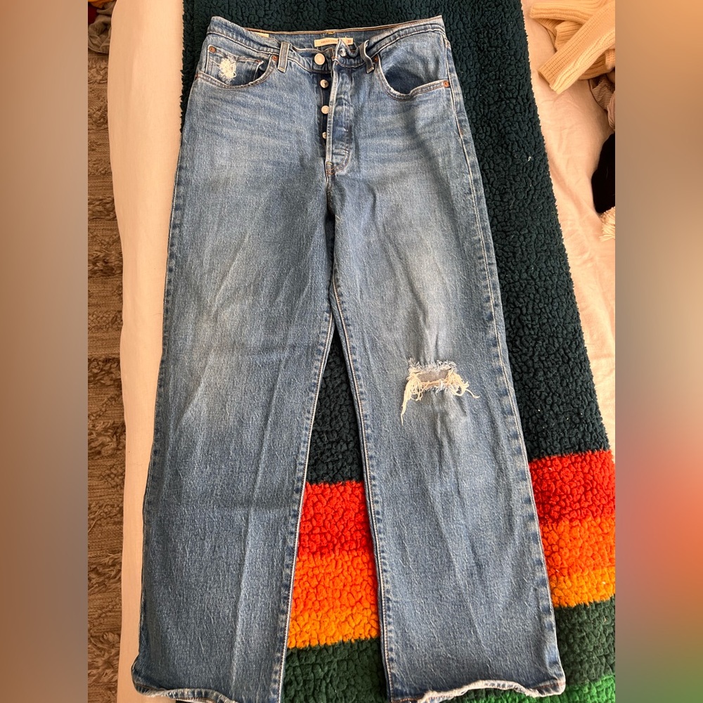 Levi’s Rib Cage Straight Jean: size 30